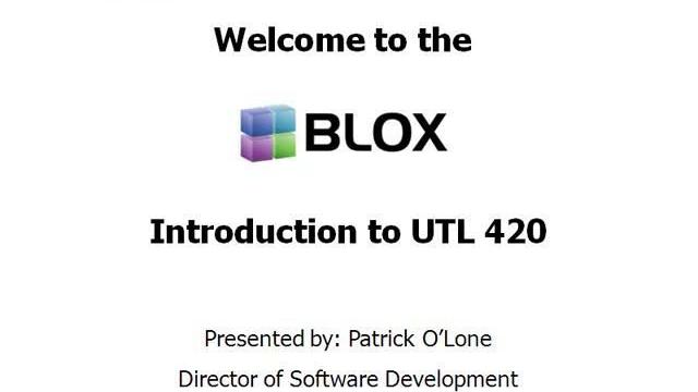 Introduction to UTL